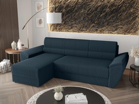 Rohová sedacia súprava Radiant L2 (tmavomodrá) (L). Akcia -20%. Vlastná spoľahlivá doprava až k Vám domov. 1062227