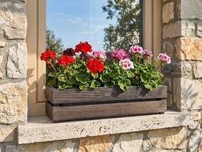 AMADEA Drevený obal s hrantíkom morený, 61,2x19,6x15cm, český výrobok