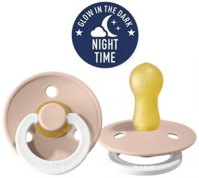 Upokojujúci cumlík Blush Glow in the Dark 0+ (S)