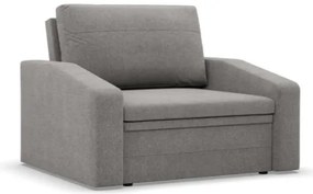 Kreslo ORBIT rozkladacie, svetlosivé