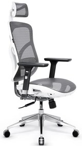 Kancelárske kreslo V-Basic biely/šedá