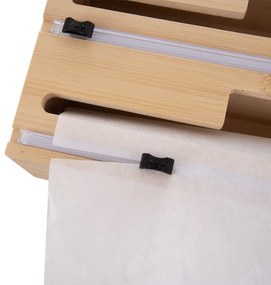 Orion Rezačka a držiak na alobal, fóliu - bambusový na 2 role, jazdec na rezanie