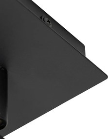 Kúpeľňové bodové svetlo čierne štvorcové IP44 vrátane Wifi GU10 - Ducha