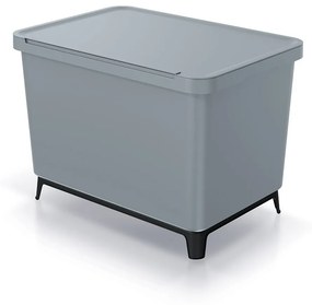 Odpadkový kôš, 2 x 23 l, sivá