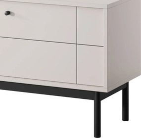 TV skrinka Japandi, 154 cm, béžová kašmír