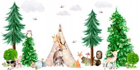 Vulpi Detské samolepky na stenu Forest XL 150x100 cm