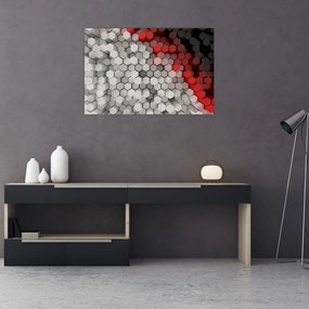 Obraz - 3D hexagóny (90x60 cm)