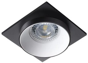 KANLUX Stropné reflektory MEUTO DSL, 92x92 mm, štvorcové, čiernobiele