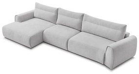 Svetlosivá rohová pohovka Aden – Bobochic Paris