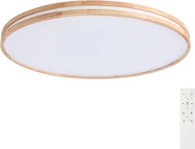 Brilagi - stlmiteľné LED svietidlo MOLINA 128W/230V 3000-6000K, dub, priemer 100 cm +DO
