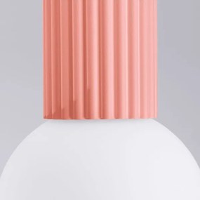 Sollux SL.1753 - Kúpeľňové stropné svietidlo HALO 1xG9/8W/230V IP44 ružová