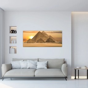 Obraz - Pyramídy (120x50 cm)