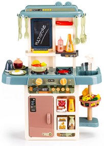 MULTISTORE Detská kuchynka so zvukmi, LED, parou a 46 doplnkami