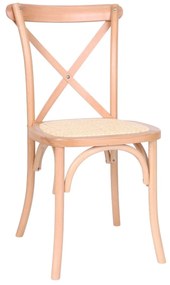 Drevená stolička Solido light, ratan