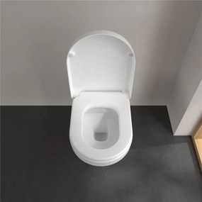 VILLEROY &amp; BOCH ViCare závesné WC s hlbokým splachovaním bez vnútorného okraja, 370 x 700 mm, biela alpská, s povrchom CeramicPlus, 5649R0R1