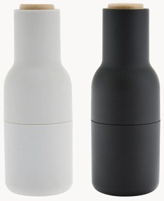 Súprava mlynčekov na soľ a korenie's drevenými vrchnákmi Bottle Grinder, 2 diely
