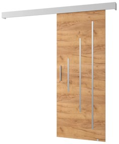 Posuvné dvere 70 cm Slavdro 3 (craft zlatý + biela matná). Akcia -6%. Vlastná spoľahlivá doprava až k Vám domov. 1108769
