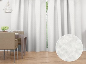 Biante Dekoračný záves Milano TF-049 - smotanový 150x190 cm