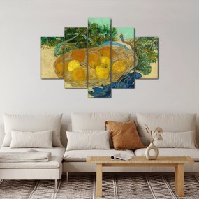 Obraz - Vincent van Gogh, Still Life of  Oranges and Lemons with  Blue Gloves, reprodukcia (150x105 cm)