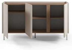 Komoda v dekore duba v krémovo-prírodnej farbe 150x82,5x40,5 cm Lucile – Marckeric