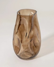 Váza Bronze Wave II 13x13x26 cm