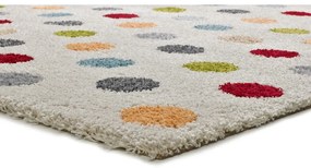 Krémovobiely koberec 80x150 cm Norge Dots – Universal