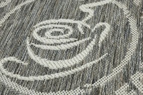 Koberec / Behúň FLEX 1907/P91 hnedý / sivý