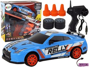 Lean Toys Modré športové autíčko R/C – 1:24