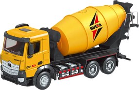 Betonárka Stavebné vozidlo Kovová Huina žltá 1:50