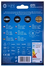 Schodiskové LED svietidlo Oti, 1x LED 0,6w, 6500k, s