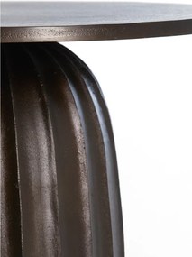 Kovový okrúhly odkladací stolík ø 60 cm Veglia – Light &amp; Living