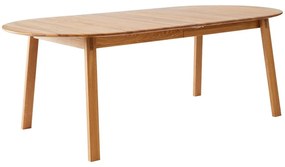 Rozkladací jedálenský stôl z dubového dreva v prírodnej farbe 100x220 cm Amalfi – Hammel Furniture