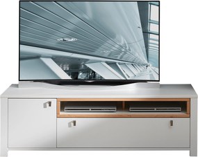 XXXLutz SKRINKA POD TV, buk, farba buka, biela, 162/51/47 cm Landscape - TV nábytok - 002737025708