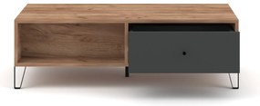 Konferenční stolek Bilbao 110 cm cm dub Craft Tobacco/grafit