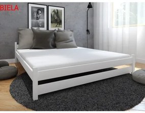 Sammer Klasická drevená posteľ s čelom a roštom DARIA DARIA 90 x 200 cm Borovica