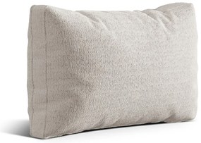 Béžový vankúš na gauč z textílie buklé Kemi – Cosmopolitan Design