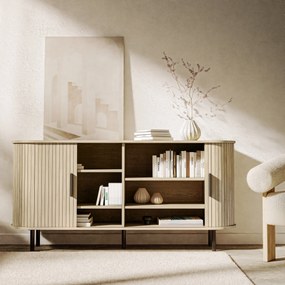 Komoda Gliss 160 cm dub jasný