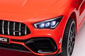 LEAN CARS Elektrické autíčko Mercedes CLA 45s AMG 4x4 červené