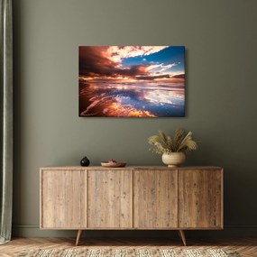 Obraz - Večerná pláž (90x60 cm)