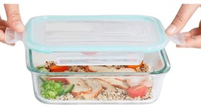 Orion Sklenená zapekacia misa, krabička na obed a desiatu, zelená - 1,5 l