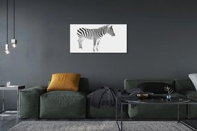 Obraz na plátne maľované zebra 125x50 cm