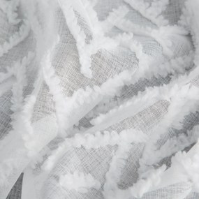 ZÁVES NA KRRÚŽKOCH ESTERI 140X250 CM BIELA