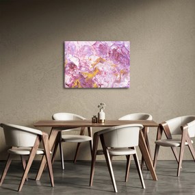 Obraz - Ružová abstrakcia (70x50 cm)