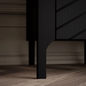 DVOJDVEROVÁ ŠATNÍKOVÁ SKRIŇA SALOME ČIERNA 90 cm