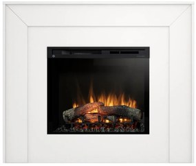 Elektrický krb Zuni 28 biely mat