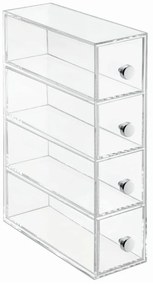 Transparentný úložný box so 4 zásuvkami iDesign Werso