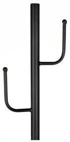 Čierny kovový vešiak ø 29x170 cm Twiggy – White Label