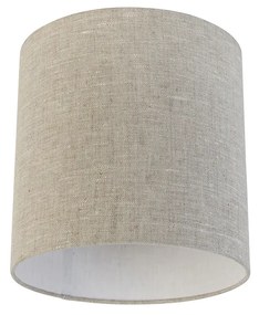 Tienidlo na lampu z látky svetlošedá 25/25/25