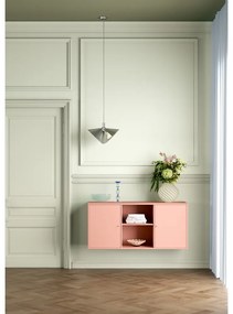 Ružová závesná komoda 133x61x42 cm Mistral – Hammel Furniture