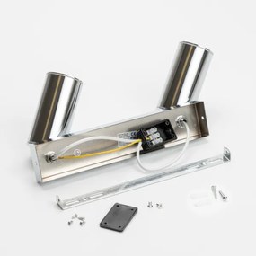 Brilagi - Kúpeľňové bodové svietidlo SELE 2xGU10/30W/230V IP44 lesklý chróm